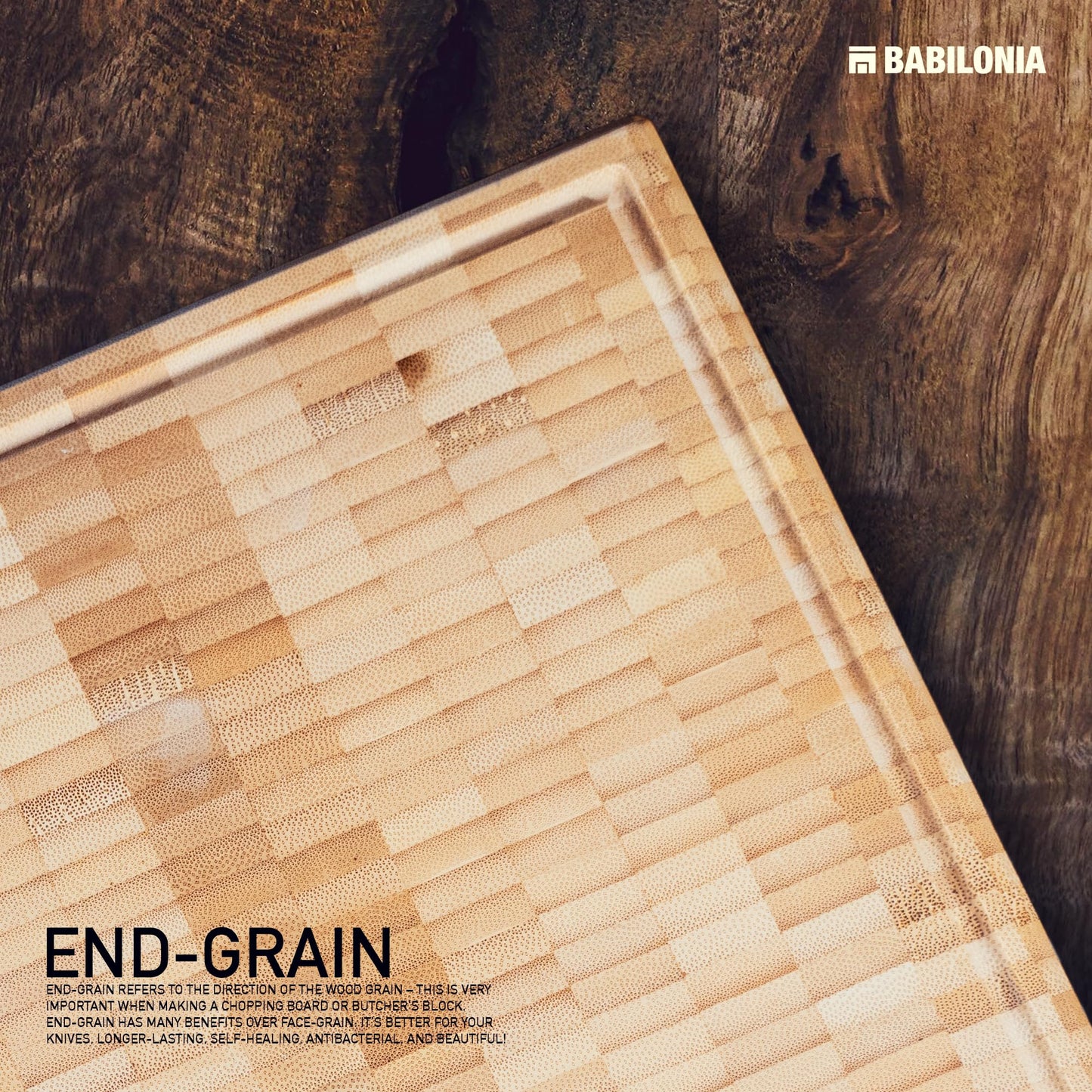 American Black Walnut Cutting Board - 15.7 x 10.2 Inch (ExtraThick 1.7") Hardwood Butcher Block, Charcuterie, Heavy Duty End Grain Wood Chopping Board with Juice Groove & Handle (Oil & Plate Included)