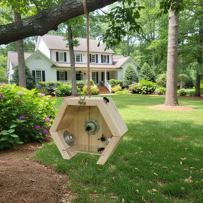 Chemical-Free, Handmade Carpenter Bee Trap