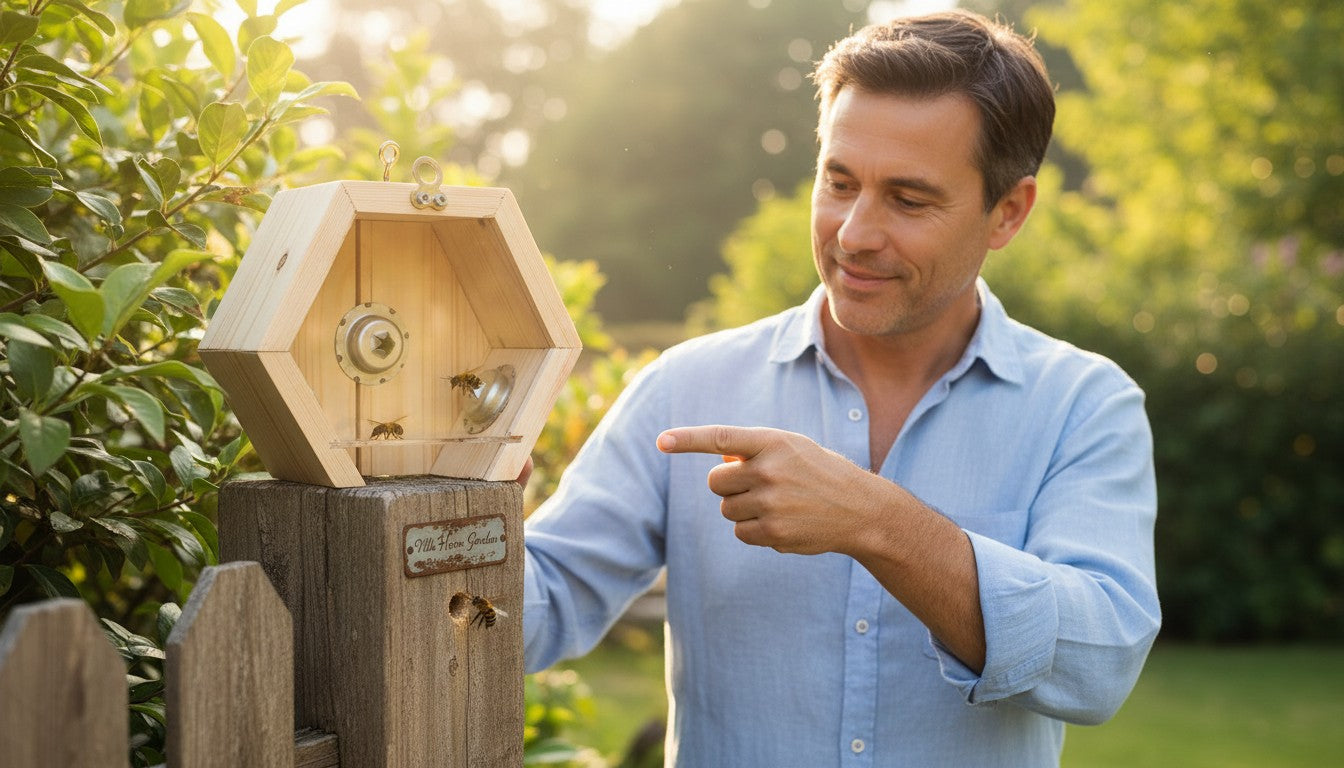 Carpenter Bee Trap for Outside - 4 pack