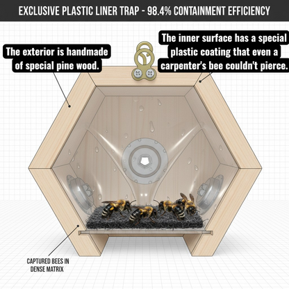 Chemical-Free, Handmade Carpenter Bee Trap
