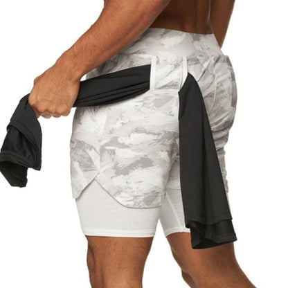 2022 Workout Shorts Men 2 In 1 Double-deck - HealtfuLifestlye