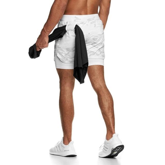 2022 Workout Shorts Men 2 In 1 Double-deck - HealtfuLifestlye