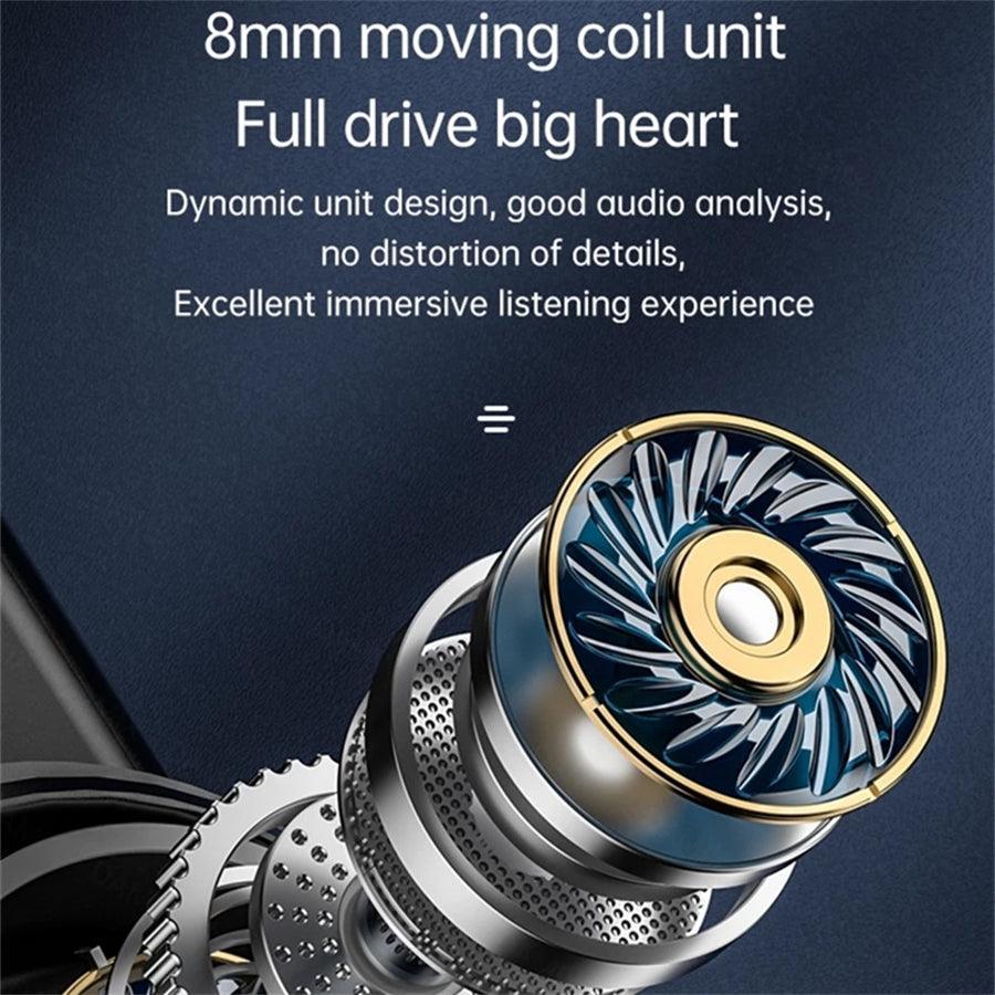 5.2 Bluetooth 9D Stereo Sports Earbuds - HealtfuLifestlye