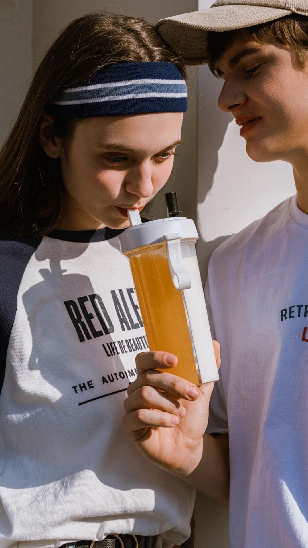 Healthfulifestyle Double-Bottle Shaker - HealtfuLifestlye