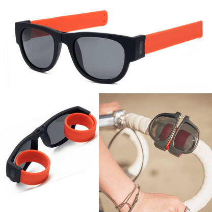 Polarized Folding Wrist Sunglasses With New Strange Bracelet Design Foldablen Sun Glasses - HealtfuLifestlye