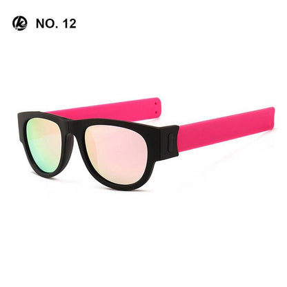 Polarized Folding Wrist Sunglasses With New Strange Bracelet Design Foldablen Sun Glasses - HealtfuLifestlye