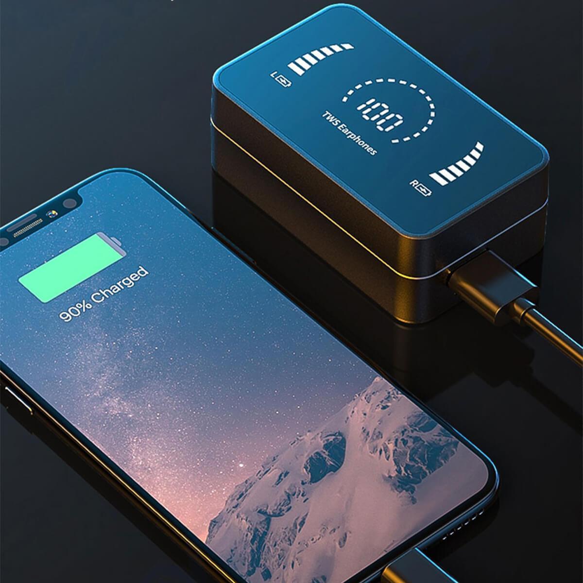 Touch-Waterproof Digital Sports Earbuds - HealtfuLifestlye