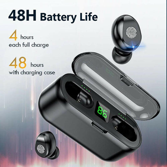 Wireless Bluetooth 5.0 Earphone Touch Control - HealtfuLifestlye